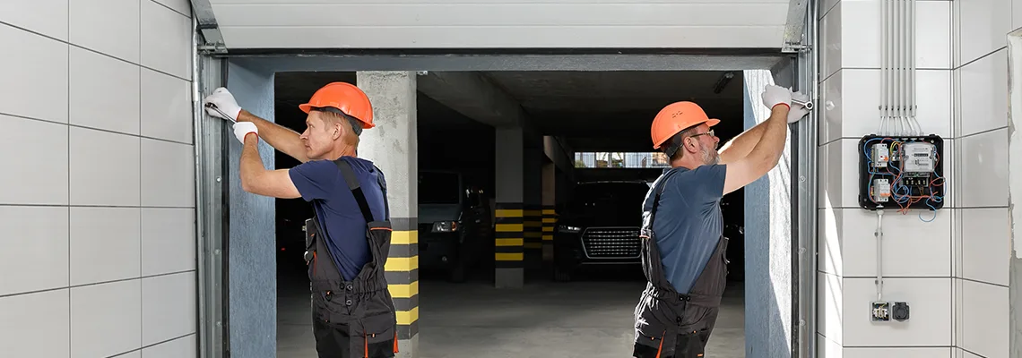 Wooden Garage Door Frame Repair in West Palm Beach, Florida