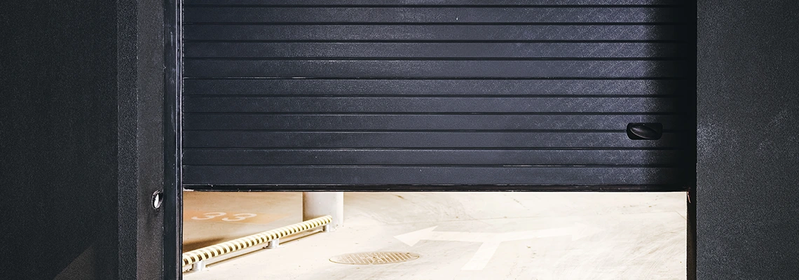 Residential Black Garage Door Installation in West Palm Beach, FL