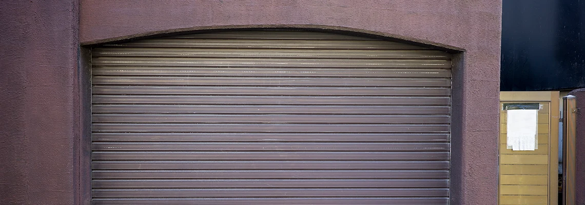 Fallen Garage Door Worn Rollers Replacement in West Palm Beach, Florida